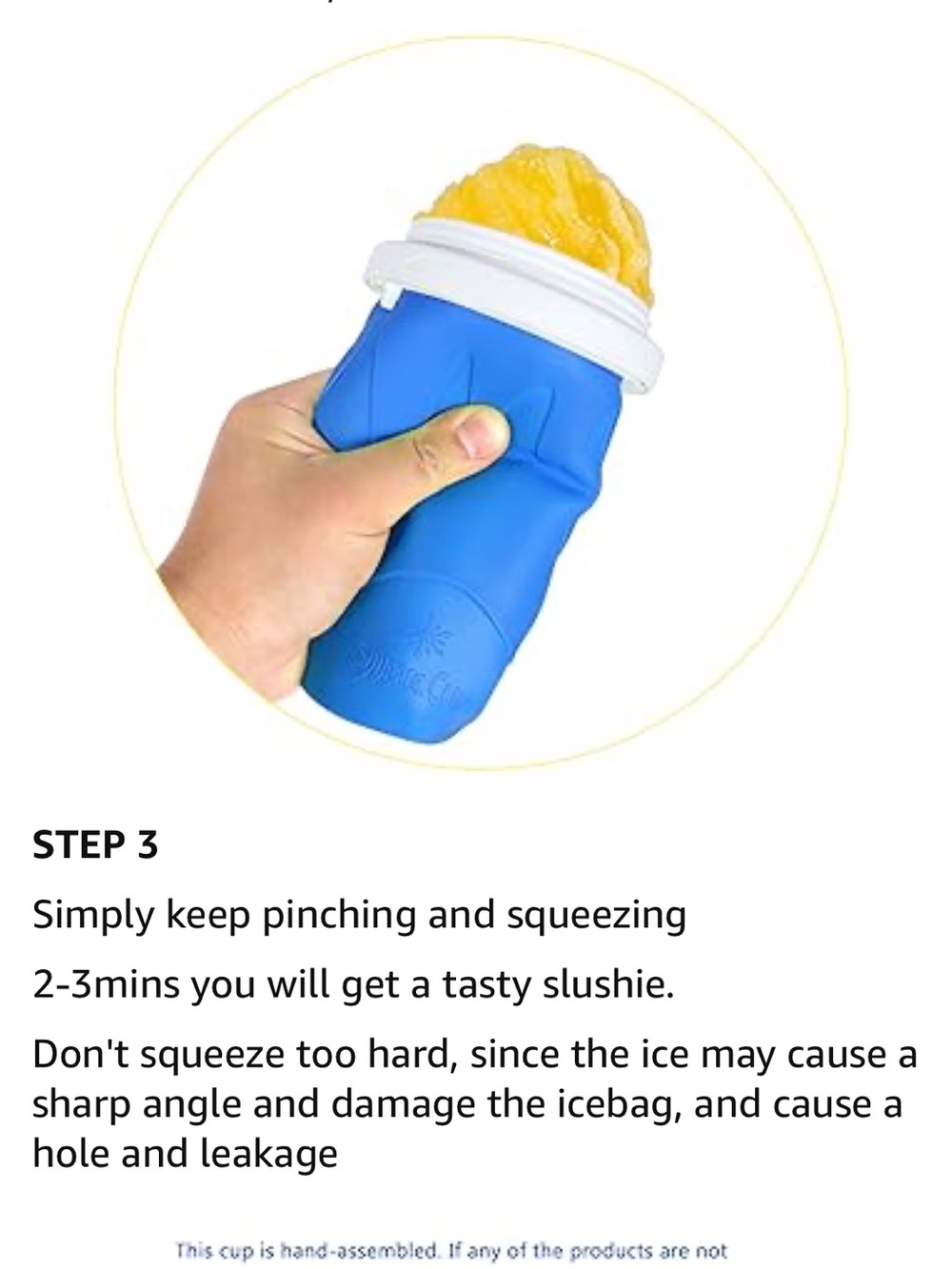Color Land Slushy Cup, TIK TOK Slushie Maker Cup Frozen Magic Squeeze Cup Blue - Picture 12 of 13